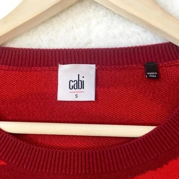 Cabi Sakura Camo Knit Pullover Sweater - Picture 3 of 5